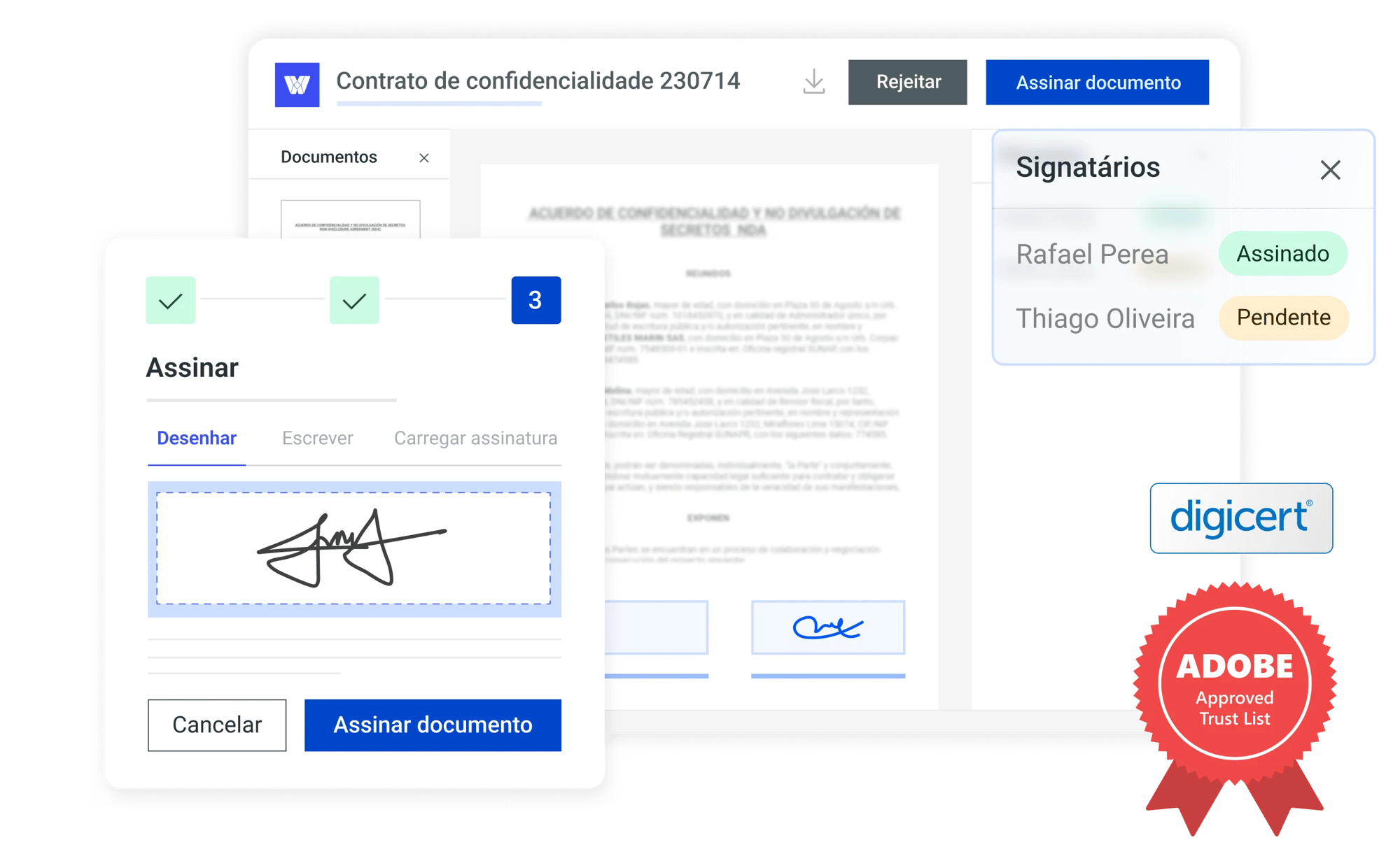 Assinatura Eletrônica de Documentos - Grupo Voalle