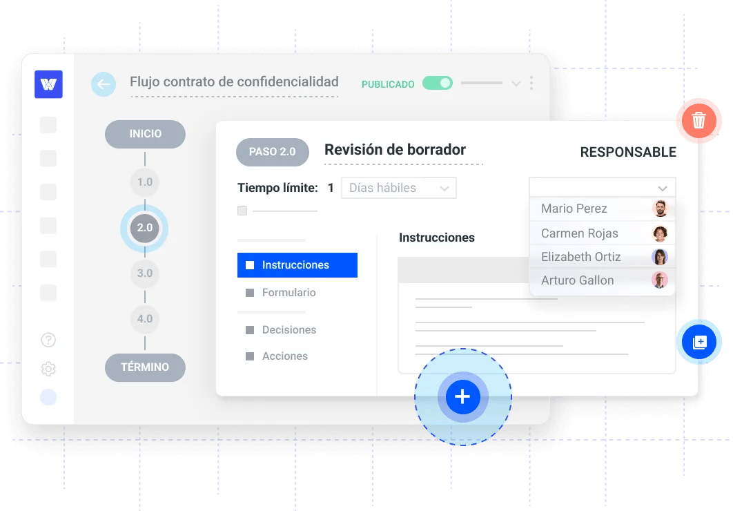 Crea flujos de trabajo a la medida de tu negocio